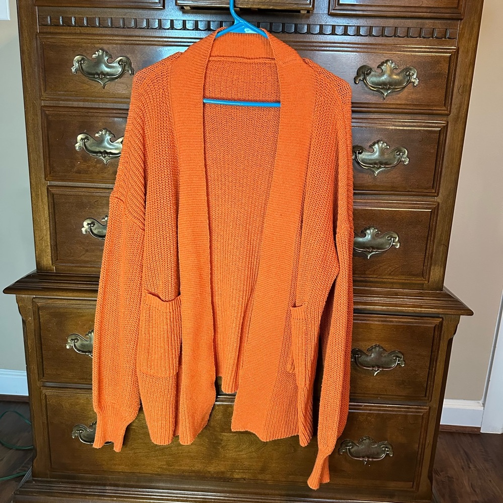 Women's Orange Sweater